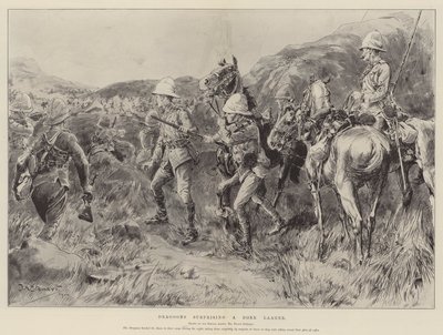 Boer Laagerを驚かす竜騎兵 作： Frank Algenon Stewart